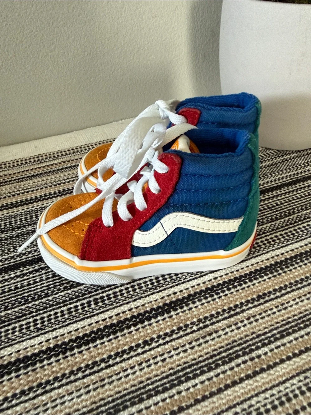 VANS Sk8-Hi Primary Block US TODDLER SIZE 4